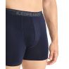 Icebreaker Mens Anatomica Zone Boxers (black/moonson)