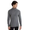 Couche de base ICEBREAKER Mens 260 Tech Ls Half Zip (GRITSTONE HTHR) homme