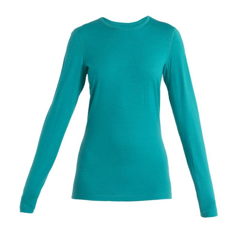 Dames mid-layer Icebreaker Merino 200 Oasis LS Crewe (Fluxgroen)