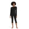 Mellomlagsplagg til dame Icebreaker Merino 200 Oasis LS Crewe (Black)
