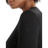 Mellomlagsplagg til dame Icebreaker Merino 200 Oasis LS Crewe (Black)