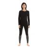 Icebreaker W ZoneKnit 260 Leggings SVART/JET HTHR/CB (SVART/JET HTHR/CB)