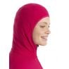 Couche intermédiaire Icebreaker Descender LS Zip Hood (Electron Pink/Tempo) Femme