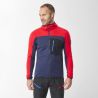Miesten mikrofleece Millet Trilogy LIGHTGRID HOODIE (Sapphire/Red)