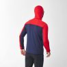 Micro fleece Millet Trilogy LIGHTGRID HOODIE (Safir/Rød) mann