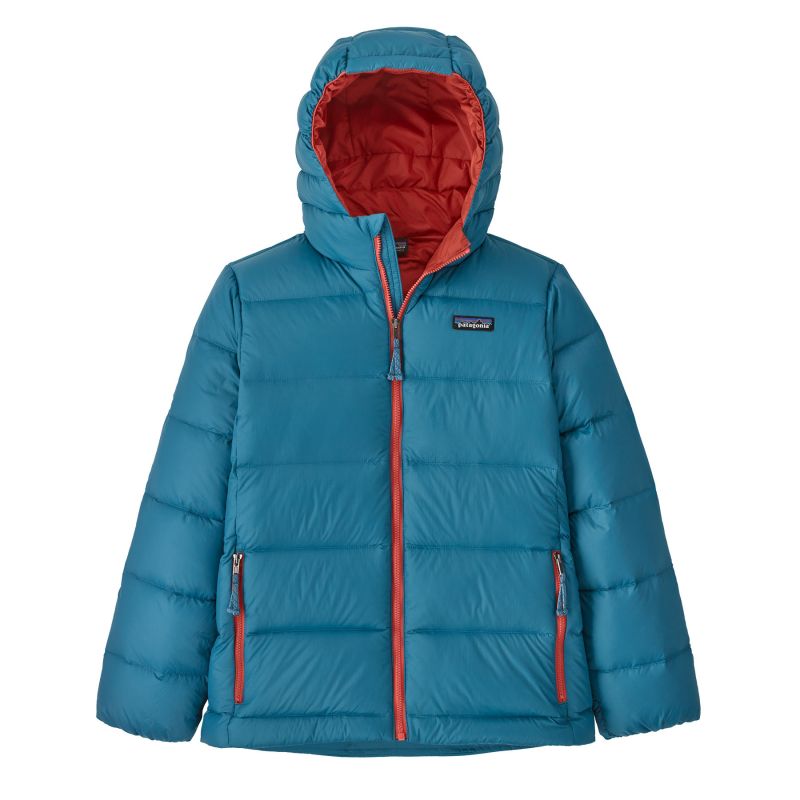 Down Patagonia K&39s Hi-Loft Down Sweater Hoody (Wavy Blue) barn