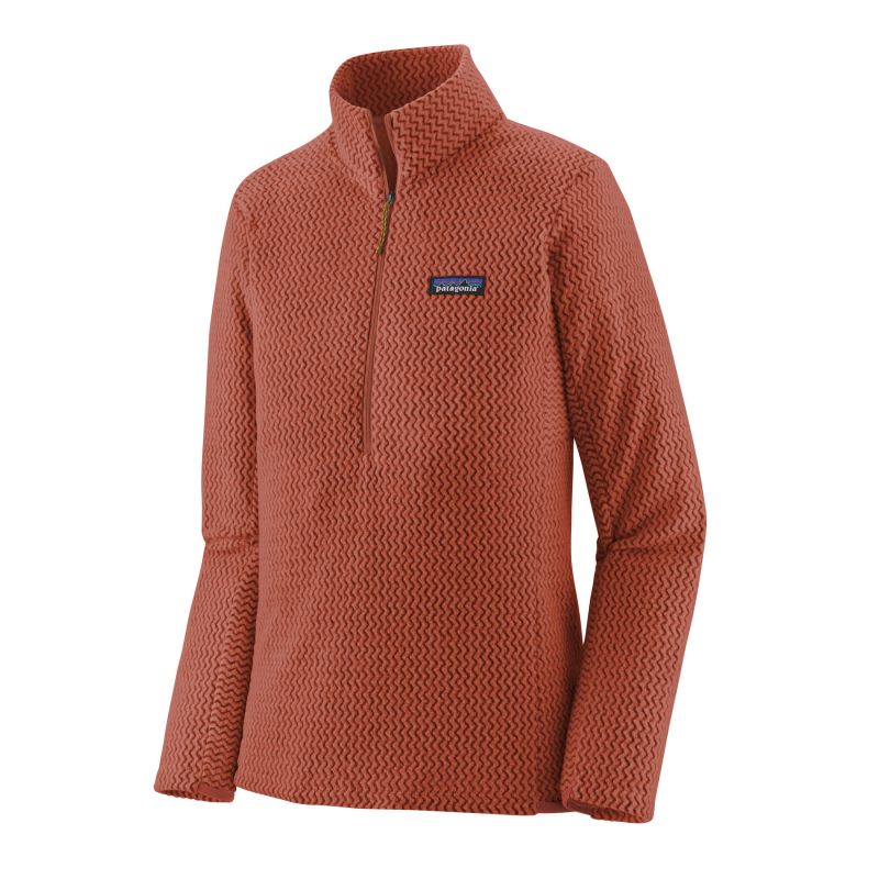 Women's Patagonia R1 Air Zip Neck (Evening Mauve) fleece