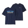 T-shirt PATAGONIA P-6 Logo Responsibili-tee (Classic navy) homme
