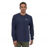 M's L/s P-6 Logo Responsibili-tee Classic Navy