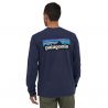 M's L/s P-6 Logo Responsibili-tee Classic Navy