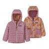 Chaqueta de plumón reversible para niños Patagonia Sudadera de plumón reversible para bebé con capucha (Canto andino: pájar