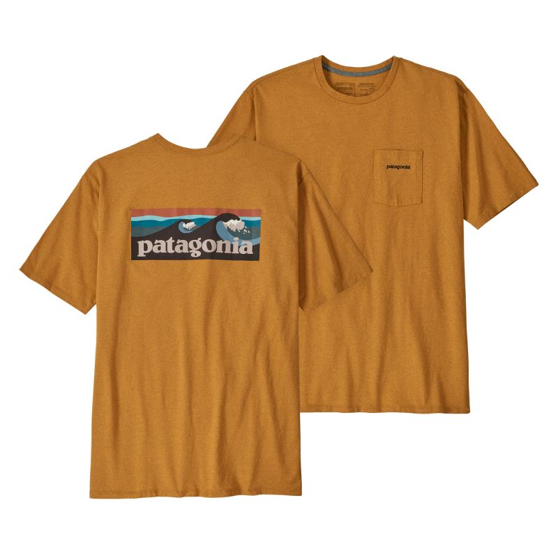 T-shirt Patagonia M's M's Boardshort Logo Pocket Responsibili-Tee (Dried Mango)