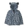 Polaire PATAGONIA Furry Friends Hoody (Snowy: Light Plume Grey) enfant