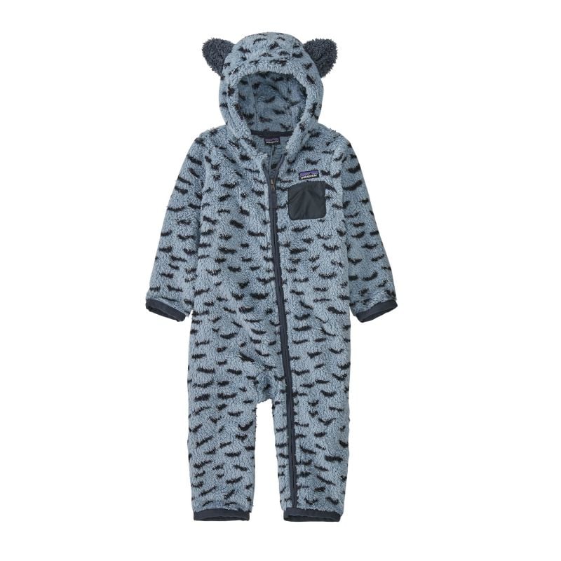 Baby fleece suit Patagonia Baby Furry Friends Bunting (Snowy: Light Plume Grey)