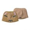 Reversible baby hat Patagonia Baby Animal Friends Beanie (Beanie Fox: Henna Brown)