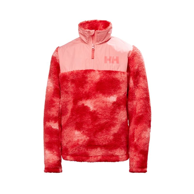 Polar fleece Helly Hansen JR CHAMP 1/2 ZIP MIDLAYER (Sunset Pink Aop) Børn