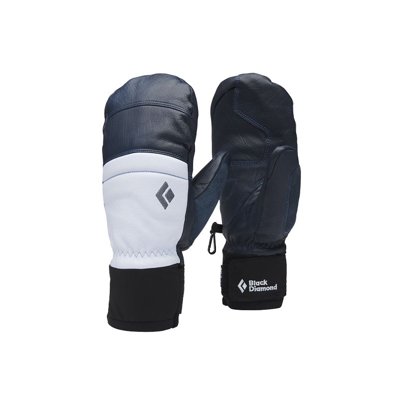 Naisten lapaset Black Diamond MISSION MX MITTS (Charcoal-Belay Sininen)