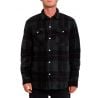 Överdragströja för herrar Volcom Bowered Fleece LS (NAVY)
