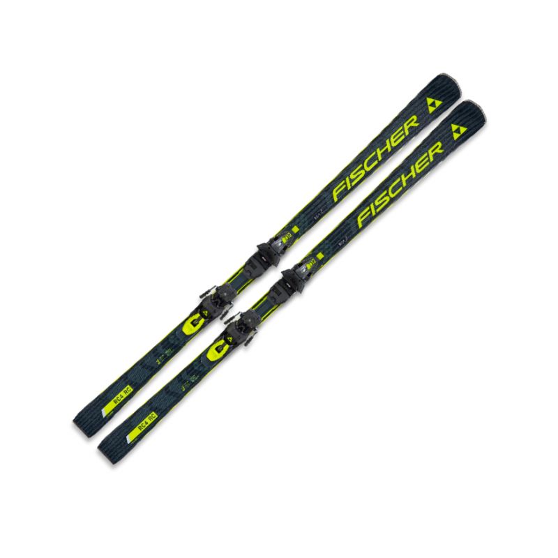 Pack Pistenski Fischer RC4 WC RC MT + Bindung RC4 Z12 (blau/gelb) 2025