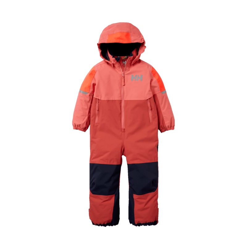 Mono de esquí para niños Helly Hansen K RIDER 2.0 INS SUIT (POPPY RED)