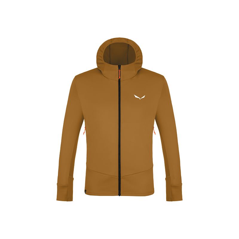 Fleece Salewa PUEZ PL M HD JACKET (golden brown) Mann