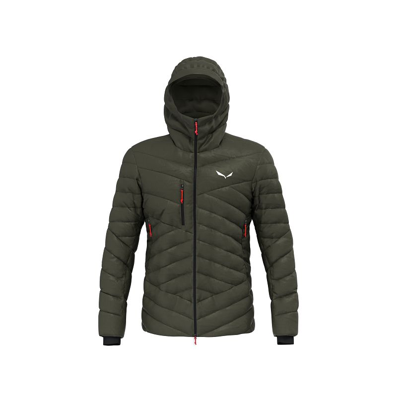 Rock Salewa ORTLES MED 3 RDS DWN JACKET (mörk oliv) man
