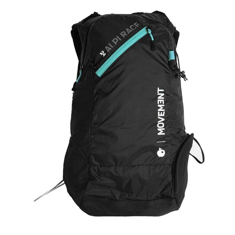 Bergsteigerrucksack Movement Alpi Race 24 (black/turquoise)