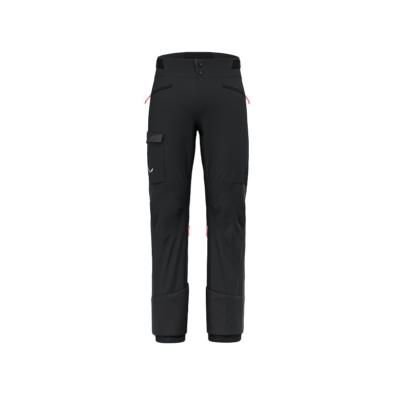 Men's ski pants Salewa SELLA DST HYB (black out)