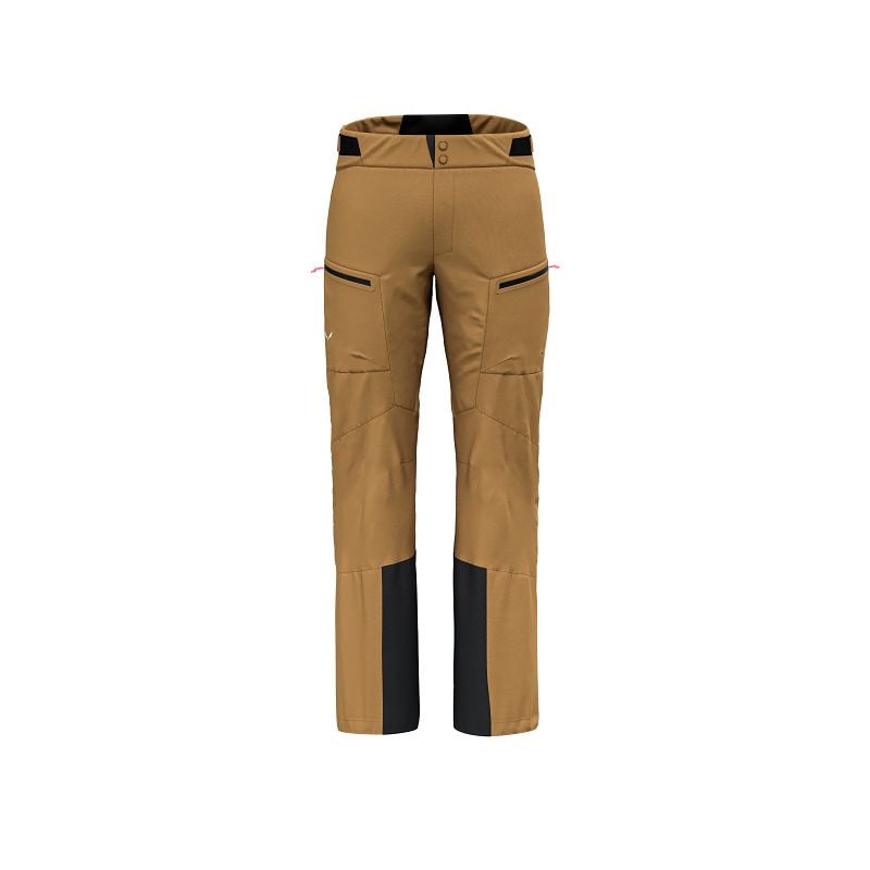 Miesten hiihtohousut Salewa SELLA 3L PTX (kullanruskea)