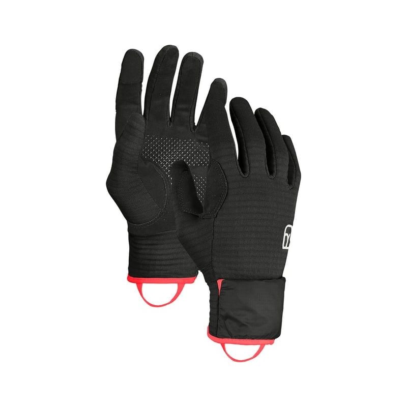 Skiturshandske Ortovox FLEECE GRID COVER GLOVE M (sort ravn)