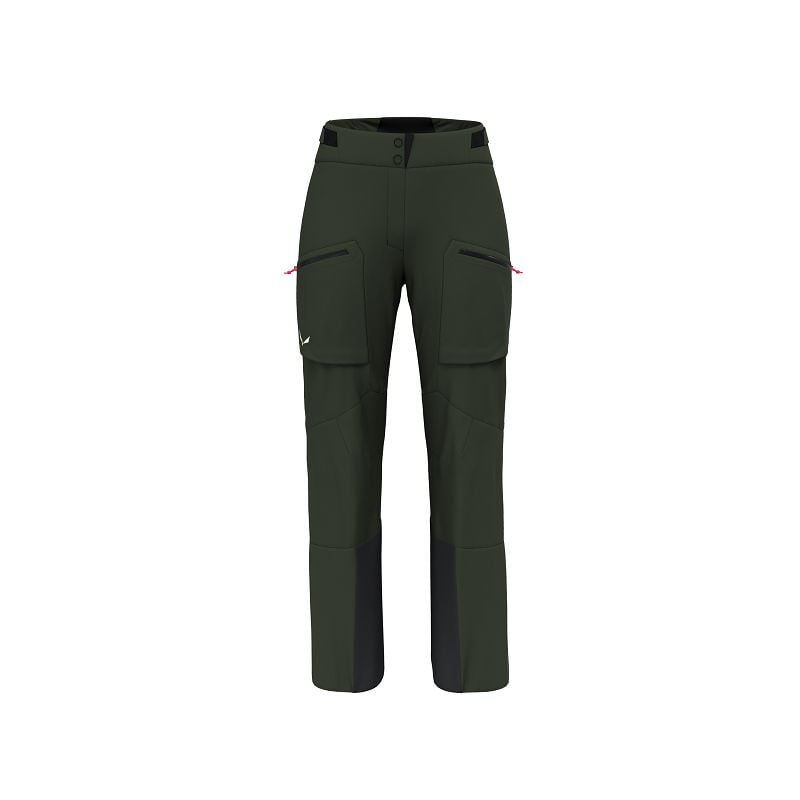 Pantalon de ski SALEWA SELLA 3L PTX (dark olive) femme
