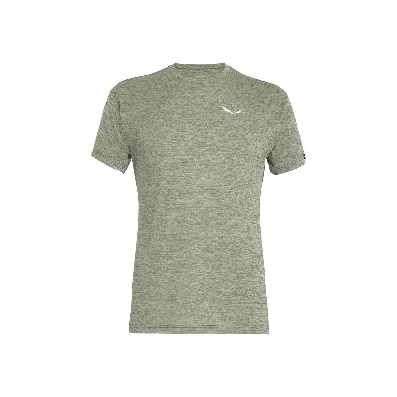 SALEWA PUEZ MELANGE DRY M S/S TEE (shadow melange)