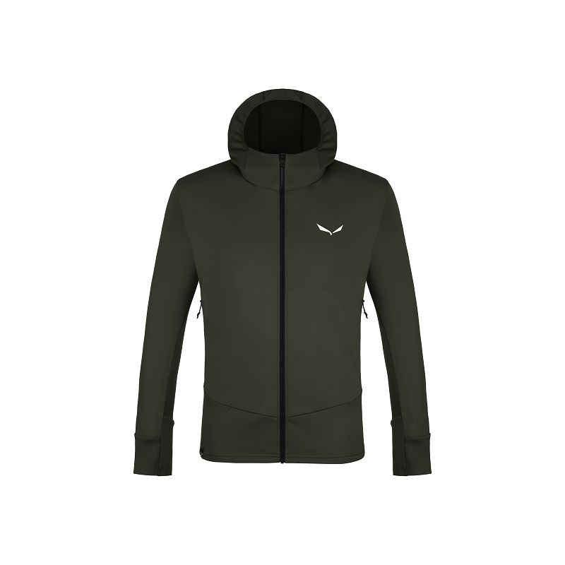 pile da uomo Salewa PUEZ PL HD JACKET (oliva scuro)