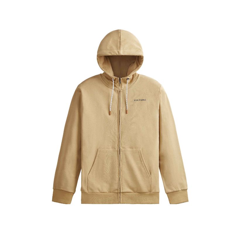 Sweat à capuche Picture Kenoma Zip Hoodie (Dark Stone) Homme
