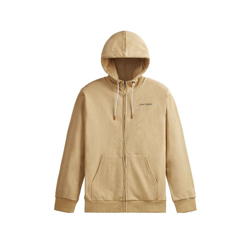 Hættetrøje Picture Kenoma Zip Hoodie (Dark Stone) til mænd