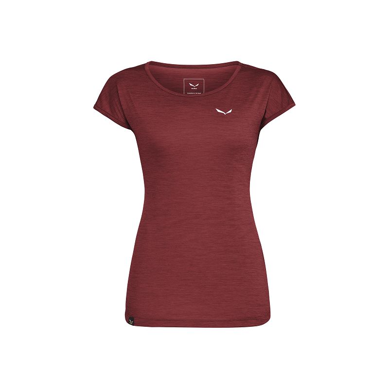 T-skjorte Salewa Puez Melange Dry (Quiet Shade Melange) Kvinne