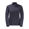Polaire demi zip JACK WOLSKINS TAUNUS HZ (Graphite) Femme