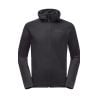 JACK WOLSKINS BAISELBERG HOODED FZ M BLACK (Black)