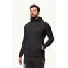 JACK WOLSKINS BAISELBERG HOODED FZ M BLACK (Black)
