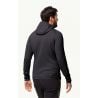 JACK WOLSKINS BAISELBERG HOODED FZ M BLACK (Black)