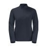 Pile donna JACK WOLSKIN TAUNUS HZ (grafite) con mezza zip