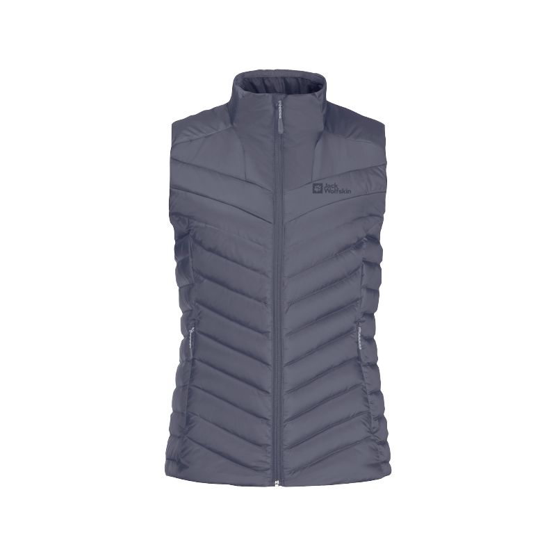 Women's sleeveless down jacket JACK WOLSKIN PASSAMANI DOWN VEST (Dolphin)