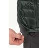 Doudoune sans manches JACK WOLSKINS PASSAMANI DOWN VEST (Black Olive) Homme