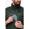 Doudoune sans manches JACK WOLSKINS PASSAMANI DOWN VEST (Black Olive) Homme