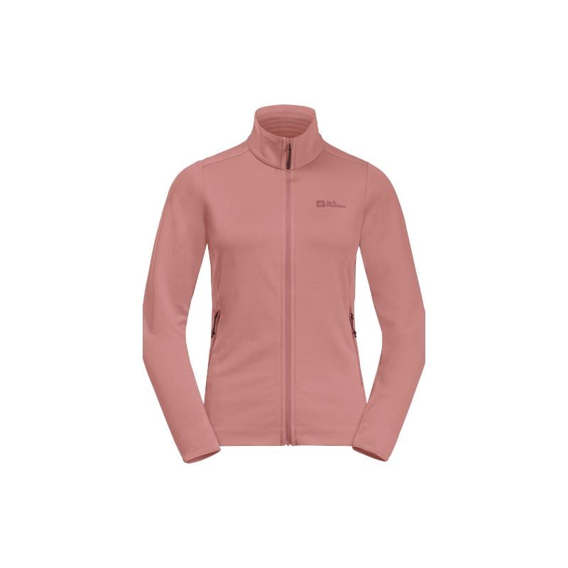 Dames fleece JACK WOLSKIN KOLBENBERG FZ (Blush Powder)