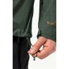 Veste de ski de randonnée Hardshell JACK WOLSKINS ALPSPITZE TOUR 3L JKT (Black olive) Homme