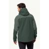 Veste de ski de randonnée Hardshell JACK WOLSKINS ALPSPITZE TOUR 3L JKT (Black olive) Homme