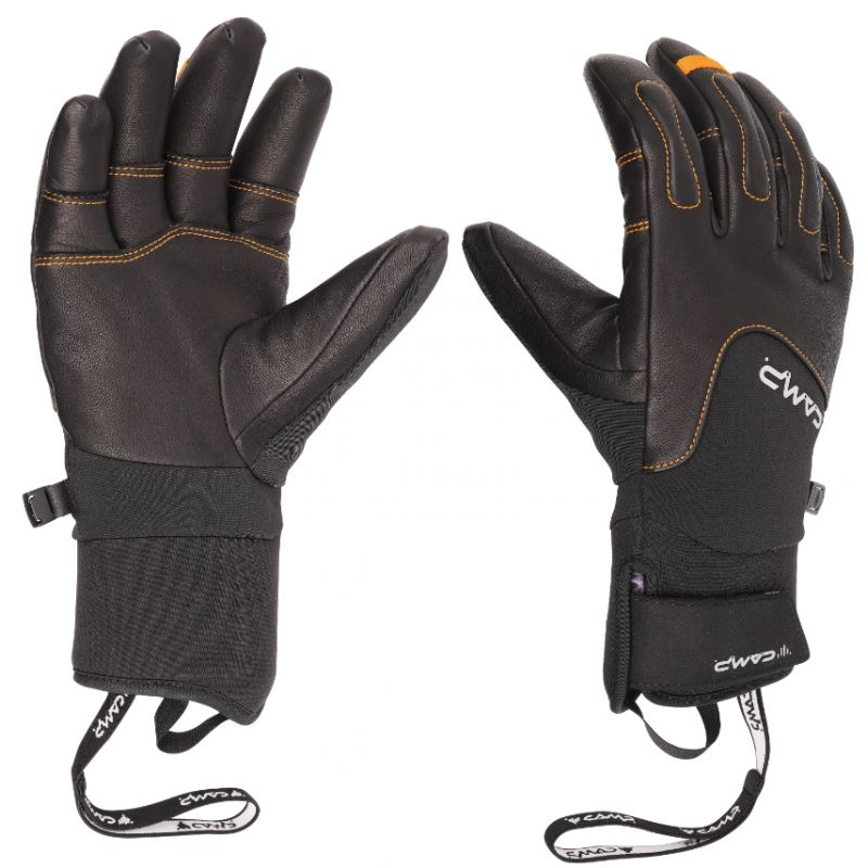 Guantes de montañismo Camp GEKO GUIDE (NEGRO / NARANJA)