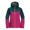 JACK WOLSKINS ALPSPITZE TOUR 3L JKT skitouringjakke til kvinder (New Magenta)