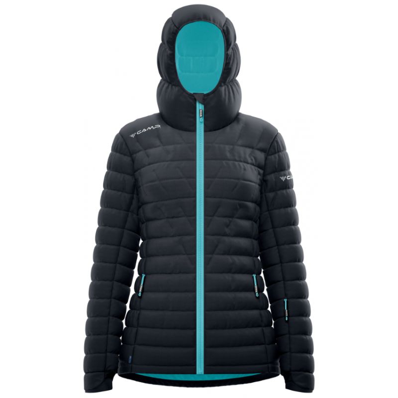 Daunenjacke Camp NIVIX LIGHT JACKET LADY (BLACK / SKY BLUE) Women